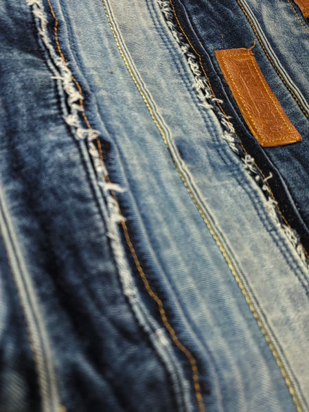 Lady Bougie denim handbag available online at Just Denim @justdenimcpt @justdenim