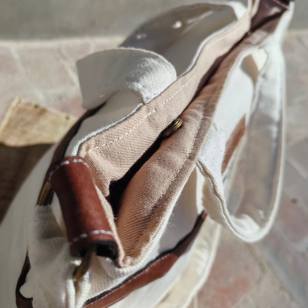 Natural Denim Tote Bag