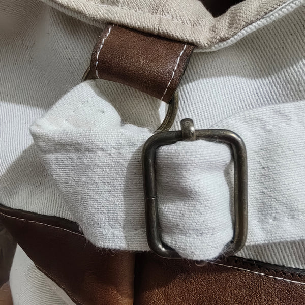 Natural Denim Tote Bag