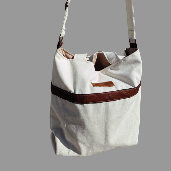 Natural Denim Tote Bag