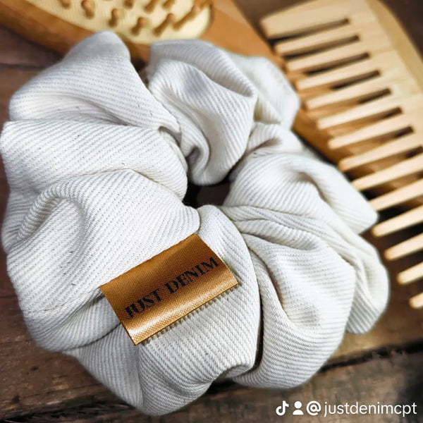 Oh So Natural Denim Scrunchie