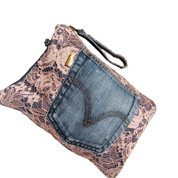 Buffy Clutch Denim Handbag