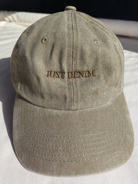 Just Denim Olive Camper Cap