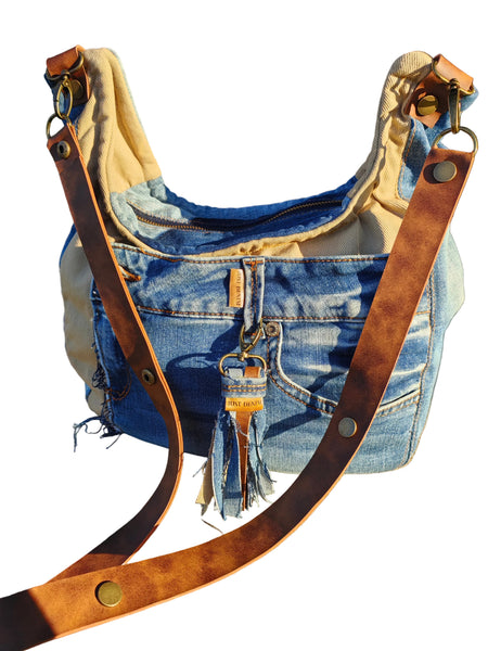 Drifter's Denim Cross Body Denim Bag