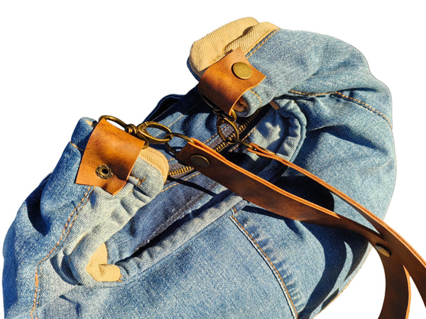 Drifter's Denim Cross Body Denim Bag