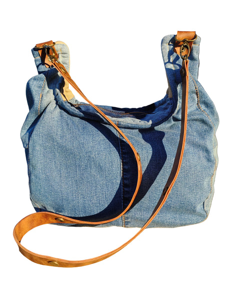 Drifter's Denim Cross Body Denim Bag