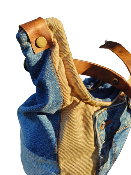 Drifter's Denim Cross Body Denim Bag
