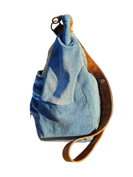 Drifter's Denim Cross Body Denim Bag